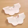 Double Layer Knitted Petal Bib — Carrot Rabbit
