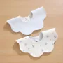 Double Layer Knitted Petal Bib — Little Blue Bear