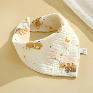 Baby Pure Cotton Gauze Bib – Koala Design
