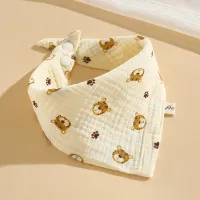 Baby Pure Cotton Gauze Bib – Little Tiger