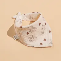 Baby Pure Cotton Gauze Bib – Love Bear