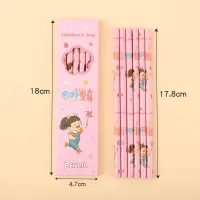 Little Girl Cartoon HB Pencils – Box of 6