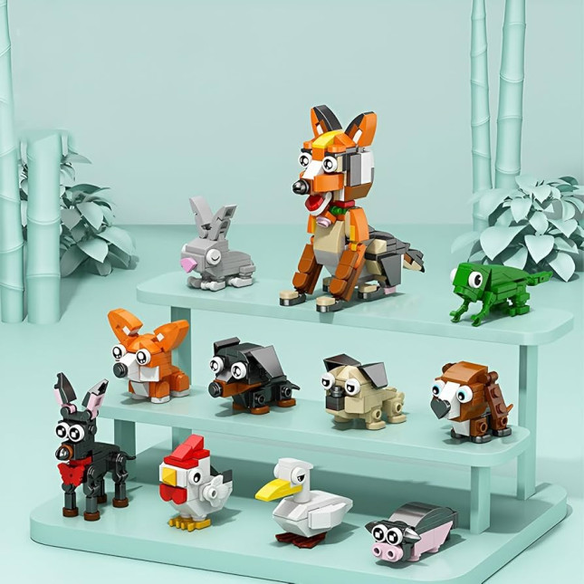 Cute Pet 10-in-1 Building Block Box