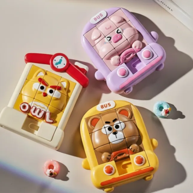 Early Education 3D Animal Puzzle – Owl, Bear, Piggy | Educational Toy ...