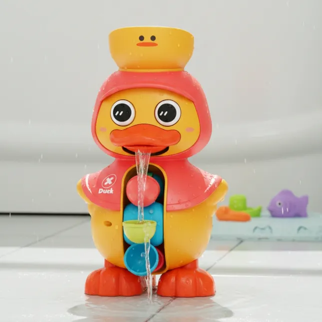 Buy Rotating Duck Water Car – Cherry Red (330 g) | Giggle Bangladesh