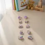 Kids Purple Hair Rubber Band Set (10 Pcs)
