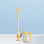Spouting Whale Liquid Spray Toilet Brush with Holder – Cartoon Silicone Cleaning Brush