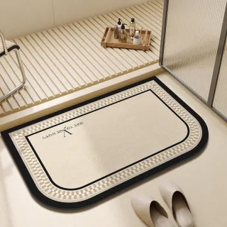 Diatom Mud Floor Mat – Bill Castle Beige-Small Round