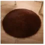 Round Fluffy Shaggy Rug — 100 cm Diameter