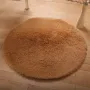 Round Fluffy Shaggy Rug — 100 cm Diameter