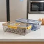 18 Grid Egg Storage Box with Lid & Date Timer – Stackable Clear PET Egg Container for Fridge