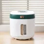 Airtight Rice Storage Container 10kg with Measuring Cup & Push Button Lid