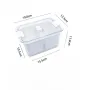 Double-Layer Vegetable & Fruit Washing Basket - White