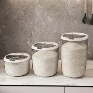 Flip-Lid Rice Barrel with Date Dial & Insect-Proof Compartment – Food Grade Grain Storage Container