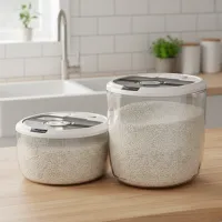 Food-Grade Airtight Rice Storage Bucket – Moisture & Insect-Proof
