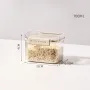Food-Grade Airtight Transparent Storage Jar – Kitchen Dry Goods Container