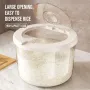 Large Capacity Flip-Top Rice Storage Container – Airtight Moisture & Insect Proof Rice Bucket with Anti-Pest Box (10kg/15kg/25kg)