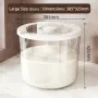 Large Capacity Flip-Top Rice Storage Container – Airtight Moisture & Insect Proof Rice Bucket with Anti-Pest Box (10kg/15kg/25kg)