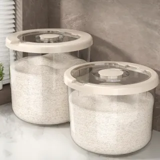 Large Capacity Flip-Top Rice Storage Container – Airtight Moisture & Insect Proof Rice Bucket with Anti-Pest Box (10kg/15kg/25kg)