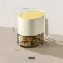 Magnetic Seasoning Box with Spoon – Sealed Moisture-Proof Salt & Spice Storage Jar (Cream White)
