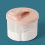 Portable 4 Compartments Baby Milk Powder Storage Box