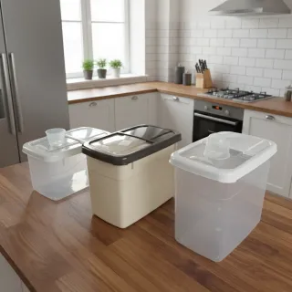 Moisture-Proof Plastic Rice Bucket