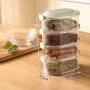 Oval Stackable Sealed Spice Storage Box — Food Grade Kitchen Seasoning Container | 4 & 5 Layer