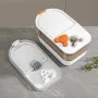 Pop-Up Lid Rice Storage Box with Insect-Proof Compartment & Silicone Seal – Food Grade Grain Bin