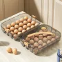 Premium 24-Grid Chronograph Egg Storage Box