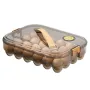 Premium 24-Grid Chronograph Egg Storage Box