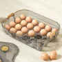 Premium 24-Grid Chronograph Egg Storage Box
