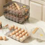 Premium 24-Grid Chronograph Egg Storage Box