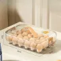 Premium 24-Grid Chronograph Egg Storage Box