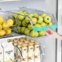 Premium Drawer-Type Refrigerator Storage Box & Fruit/Egg Organizer
