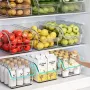 Premium Drawer-Type Refrigerator Storage Box & Fruit/Egg Organizer