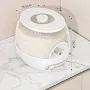 Rice Dispenser Bucket with Measuring Cup – One-Press Rice Storage Container with Sealed Lid & Anti-Insect Box, PET+PP