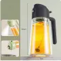 Glass Oil Spray Bottle — 470ml Push-Type Atomizer