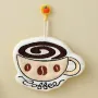 Coffee Cup design Hand Towel