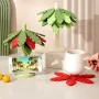 Leaves Heat Insulation Silicone Kitchen Mat