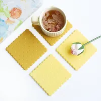 Biscuit Silicone Heat-Insulating Coaster | Non-Slip Cup & Pot Mat