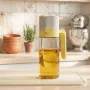 2-in-1 Oil Spray & Pour Bottle with Handle – 530ml Glass Oil Dispenser, One-Touch Lid, Leak-Proof