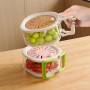 Two-in-One Thickened Vegetable Washing Basket with Lid