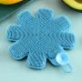 Flower-Shape Silicone Dishwashing Brush (Kitchen Scouring Pad)