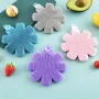 Flower-Shape Silicone Dishwashing Brush (Kitchen Scouring Pad)