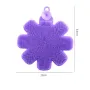 Flower-Shape Silicone Dishwashing Brush (Kitchen Scouring Pad)