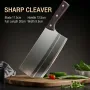 Hand-Forged 30Cr13 Stainless Steel Chinese Cleaver – 15° Sharp Edge Household Bone Chopping Knife