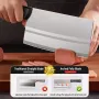Hand-Forged 30Cr13 Stainless Steel Chinese Cleaver – 15° Sharp Edge Household Bone Chopping Knife