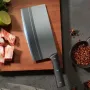 Hand-Forged 30Cr13 Stainless Steel Chinese Cleaver – 15° Sharp Edge Household Bone Chopping Knife