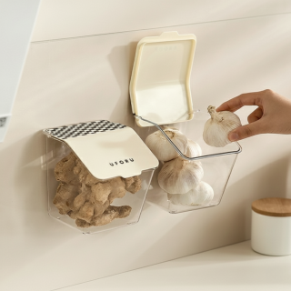 Kitchen Onion, Ginger & Garlic Storage Boxes – Fresh-Keeping Containers