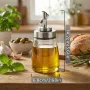 Automatic Ordinary Glass Cone Oil Bottle - 180mL
